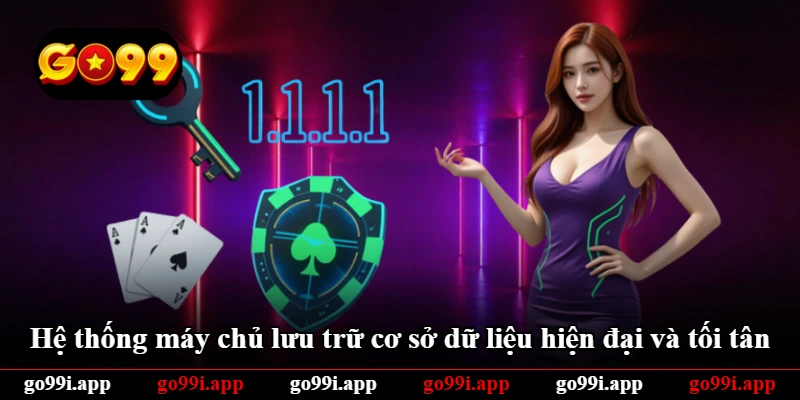Hệ thống máy chủ lưu trữ cơ sở dữ liệu hiện đại và tối tân