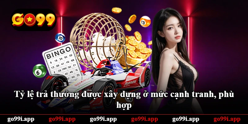Tỷ lệ trả thưởng được xây dựng ở mức cạnh tranh, phù hợp